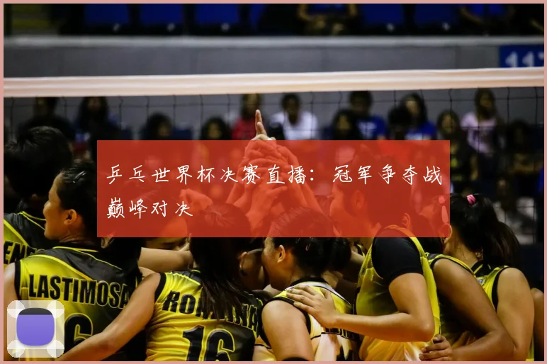 乒乓世界杯决赛直播：冠军争夺战巅峰对决